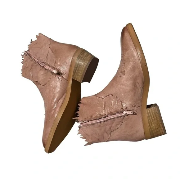 Roan by Bed Stu Diabolical Leather Boots Booties Size 8.5 Western Cowboy - Picture 8 of 11